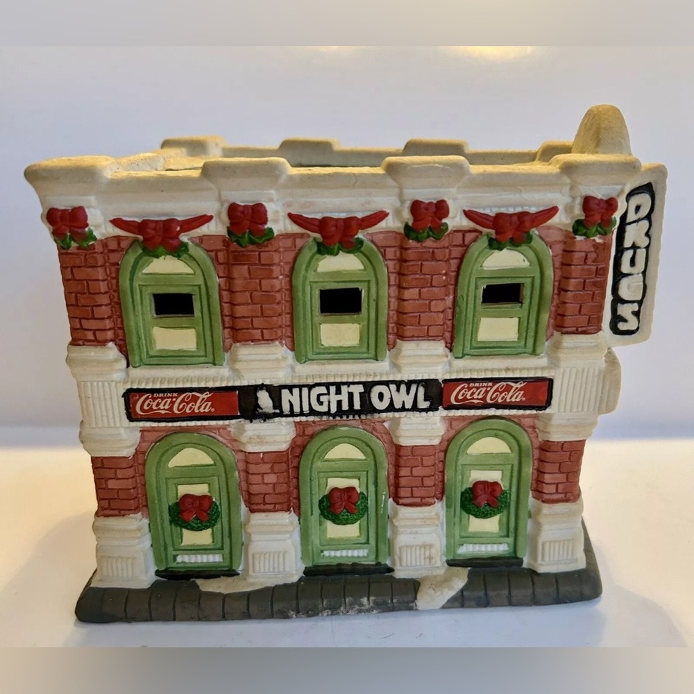 Coca Cola Collectible Town Square Night Owl Drugs Rare No Box No Light